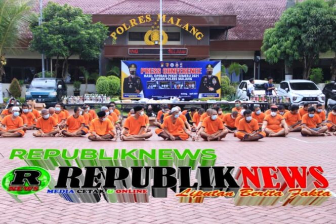 
					Ungkap 1.896 Kasus “Polres Malang Meraih Peringkat Ke 2” Se-Polda Jatim