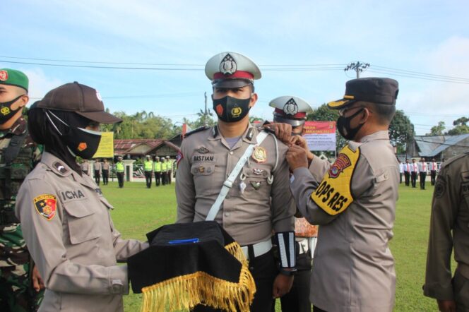 
					Waka Polres Lampung Barat Pimpin Apel Kesiapan Operasi Kerakatau 2021