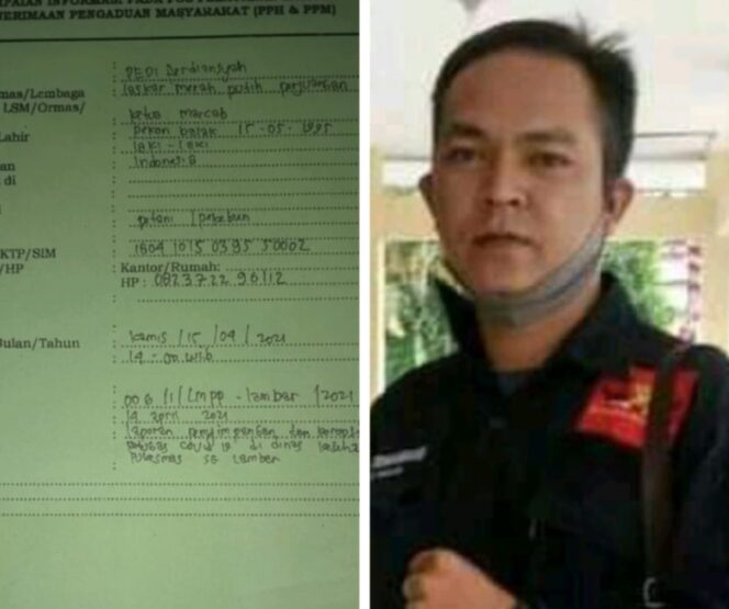 
					LMPP Lampung Barat Melaporkan Dugaan Pemotongan Insentif Petugas Covid-19 Ke Kajati