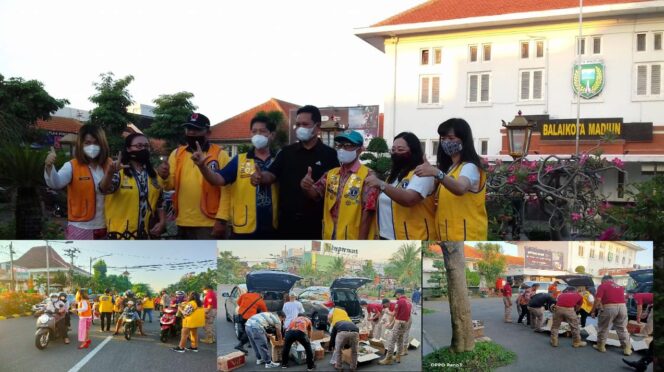 
					PRESIDENT BERSAMA WALI KOTA MADIUN BAGI-BAGI RATUSAN TAKJIL