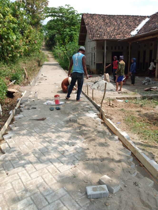 
					PEMDES CERMO REALISASIKAN PAVINGISASI JALAN DI DUSUN DOLOK