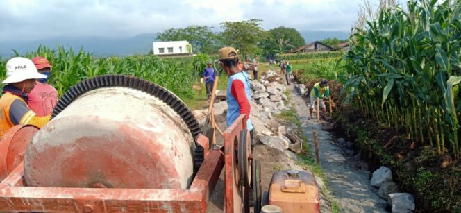 
					Pemdes Manjung Panekan Alokasikan Dana Desa Untuk Pengerjaan Saluran Irigasi