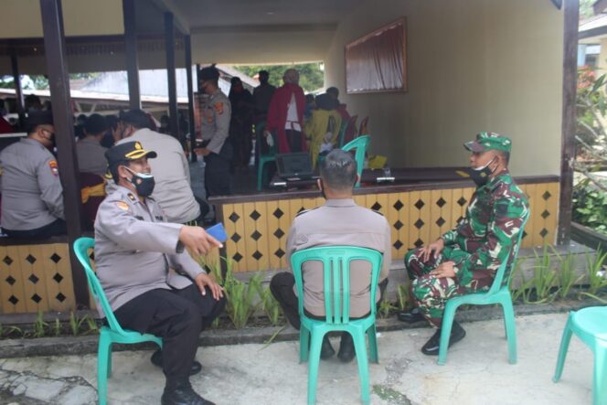 
					Kodim 0422/LB Sukseskan Vaksinasi Nasional Di Mapolres Lampung Barat