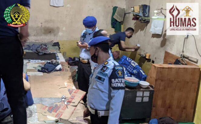 
					Lapas Kelas IIA Pamekasan Laksanakan Razia & Penggeladahan 20 Blok WBP