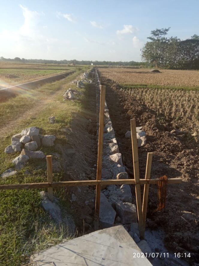 
					Alokasikan Dana Desa, Pemdes Pojok Bangun Talud Pembatas Jalan