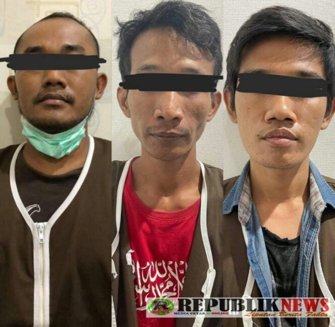 
					Berniat Transaksi Di lobby sebuah Hotel Tiga pria ditangkap Polisi