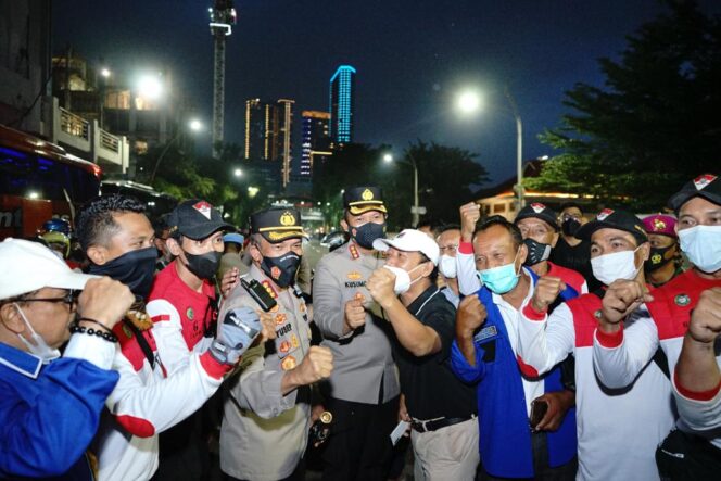 
					Kapolrestabes Surabaya Kombes Pol A. Yusep Gunawan: Pengamanan Unjuk Rasa Buruh Berjalan Aman Dan Kondusif