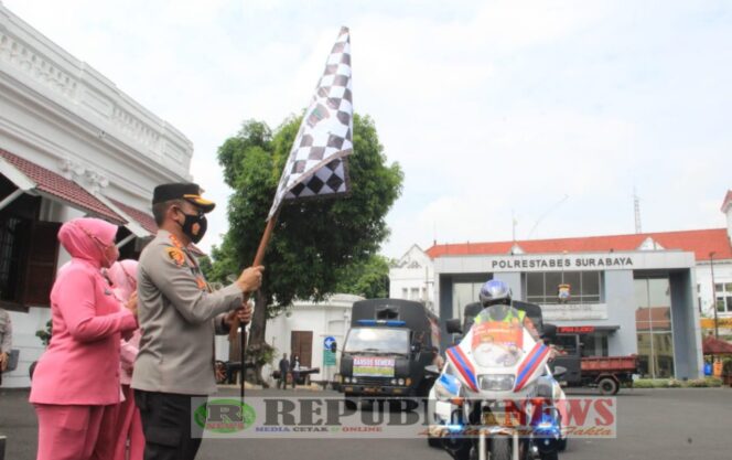 
					Polrestabes Surabaya Kembali Mengirimkan Bantuan Sosial Ke Lumajang