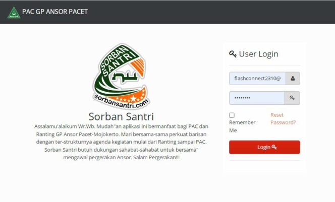 
					Terkait Aplikasi Journal PAC Ansor Pacet, Penasehat Sorban Santri Gus Mahbub Sangat Antusias