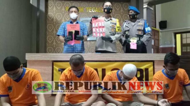 
					Empat Pengedar Inex  Di Ringkus Unit Reskrim Polsek Tegalsari
