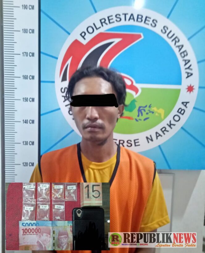 
					Gara-Gara Barang Haram Tukang Becak Asal Kalibutuh Surabaya Ditangkap Polisi