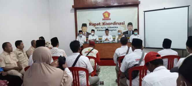 
					Pernyataan Resmi Dalam Rakor DPC Partai Gerindra Kabupaten Magetan