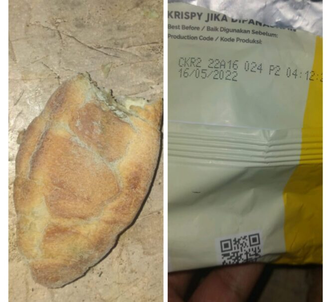 
					Roti CROISSANT “Produk PT. Prima Top Boga” Tak Layak Makan Beredar Di Indomart Mojokerto