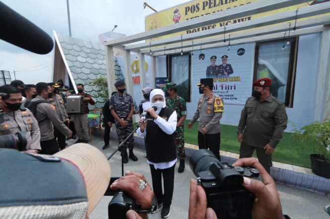
					Forkopimda Jatim Pastikan Pos Pam dan Pos Yan di Rest Area Berjalan Lancar