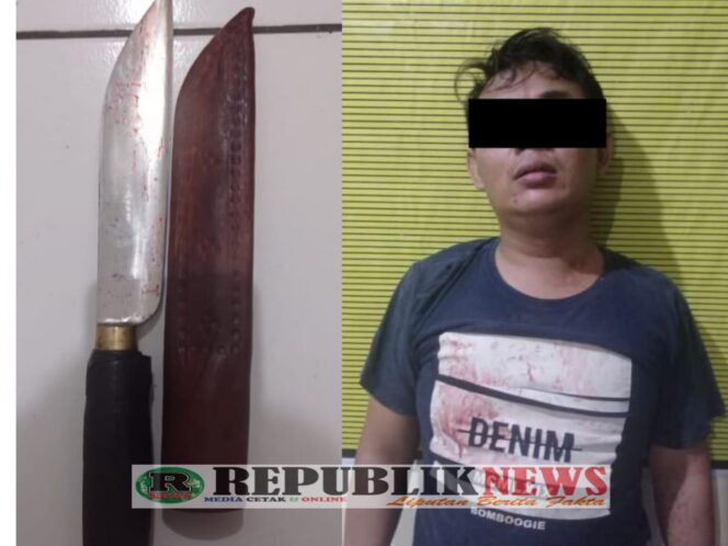 
					Gara-Gara Sakit Hati  Saudara Sendiri Dibacok,Lantaran ini