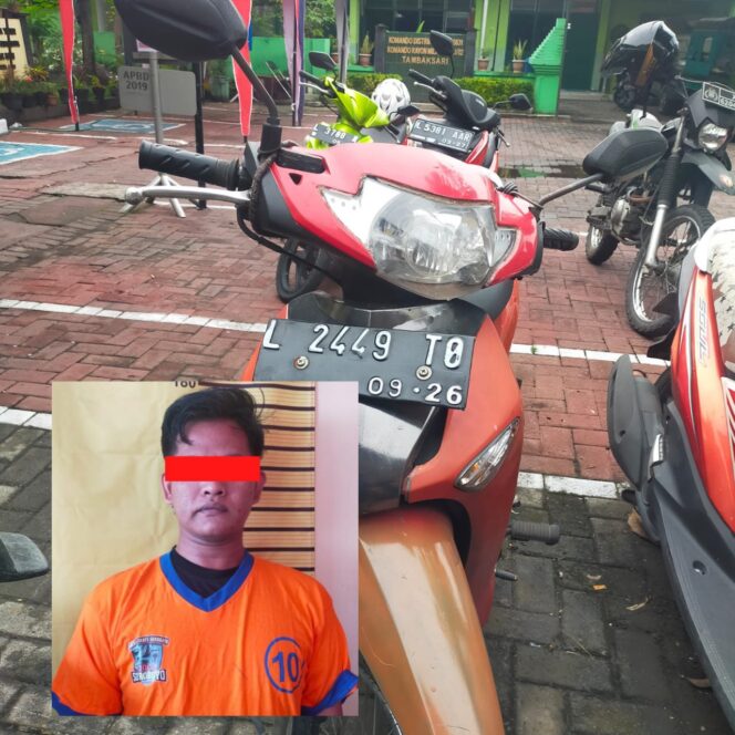 
					DPO Pelaku Pencurian Motor Dijalan Kapas Madya 3-H/ 45 Surabaya Ahirnya Diringkus Polisi