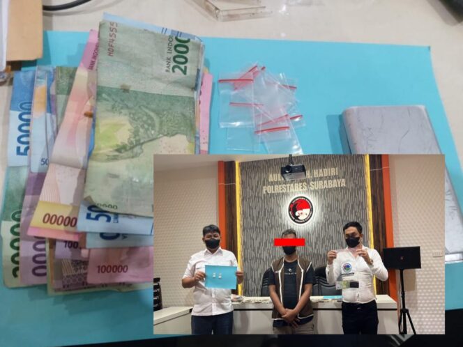 
					Edarkan  Sabu Pria Asal Jati Purwo Surabaya Diringkus  Polisi