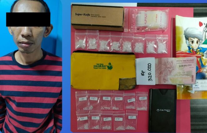 
					Pengidar Sabu Asal Kedung Mangu Surabaya Diringkus Polisi 