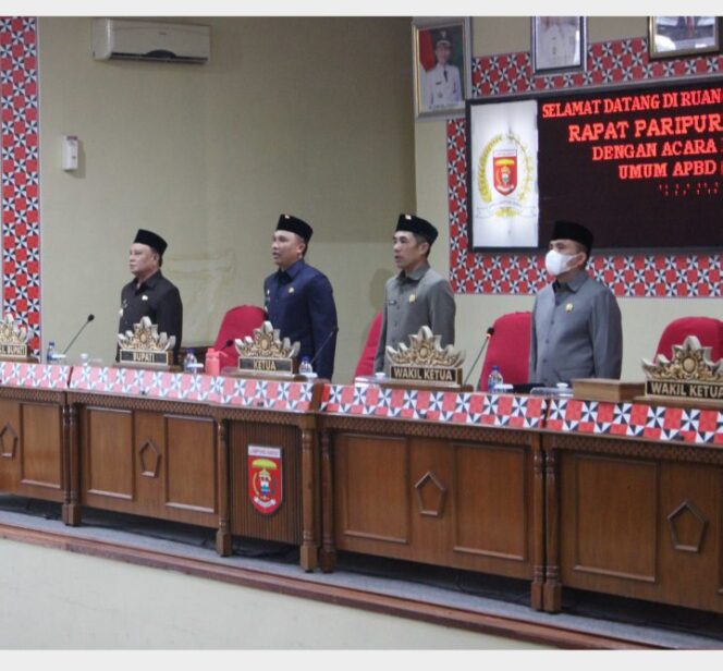 
					Gelar  Rapat Paripurna  Penyampaian Nota Pengantar KUA & PPAS Oleh DPRD Kabupaten Lapung Barat