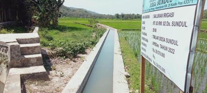 
					Bangun Saluran Irigasi Dan Talud Jalan “Pemdes Sundul” Tingkatkan Produktivitas Usaha Tani