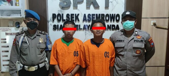 
					Polsek Asemrowo Berhasil Ringkus Dua Pelaku Curas Yang Beraksi di 11 TKP