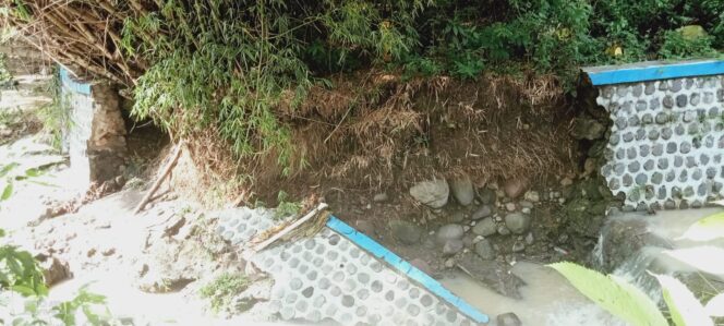 
					Tanggul Jaringan Irigasi Desa Ngentep Ambrol..Di Duga Salahi Bestek Dalam Pembangunan