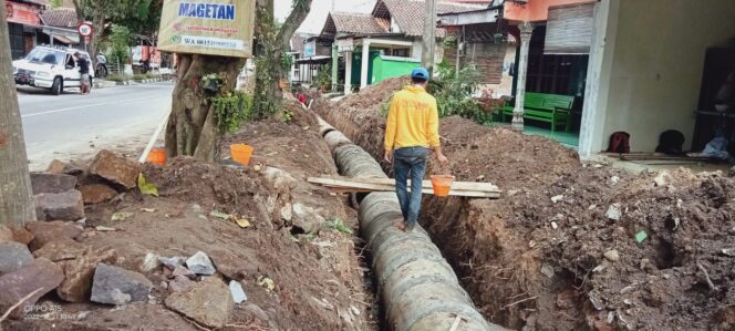 
					Antisipasi Tanggulangi Banjir, PUPR Magetan Bangun Peningkatan Saluran Drainase