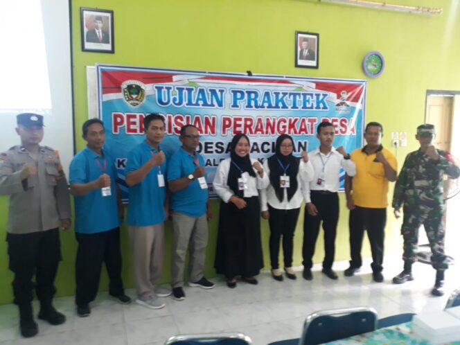 
					Gelar Penjaringan Perangkat Desa Pacinan Berjalan Sukses