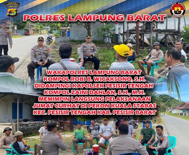 
					Jumat Curhat Polres Lampung Barat, Terima Keluhan Masyarakat