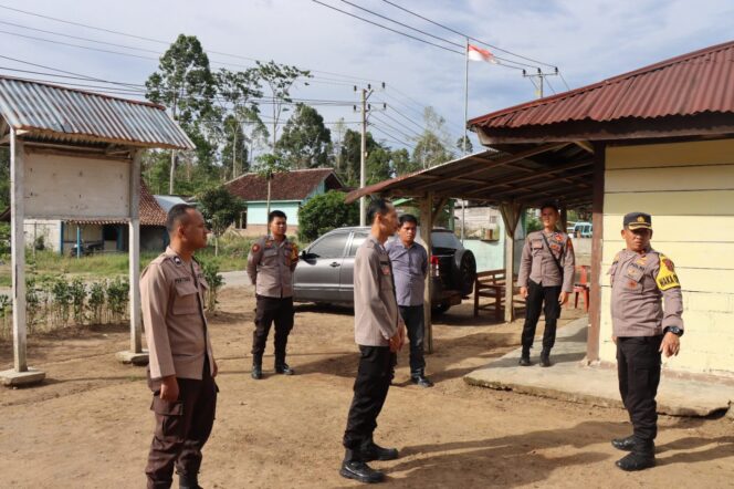 
					Pengecekan Pos pol Batu brak oleh Wakapolres Lampung Barat
