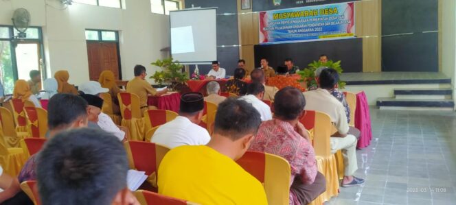 
					Bersama BPD, Pemdes Kedungpanji Adakan Musdes Tahun 2022