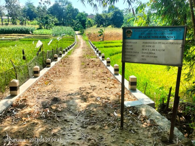 
					Wujudkan Kemajuan Ekonomi, Pemdes Sumberbendo Kembali Realisasikan TPT