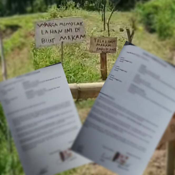 
					Pernyataan Sikap 5 Warga Pemilik Lahan Pertanian Di Dusun Sumbersuko