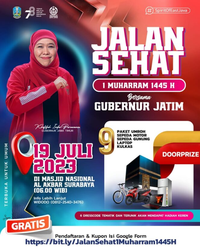 
					Sambut 1 Muharram, Pemprov Jatim Bertabur Doorprize & Hadiah Umroh