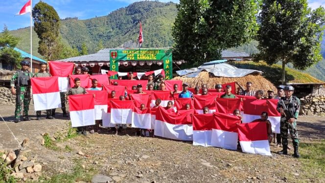 
					Jelang Kemerdekaan RI Ke 78, Merah Putih Berkibar Di Lanny Jaya