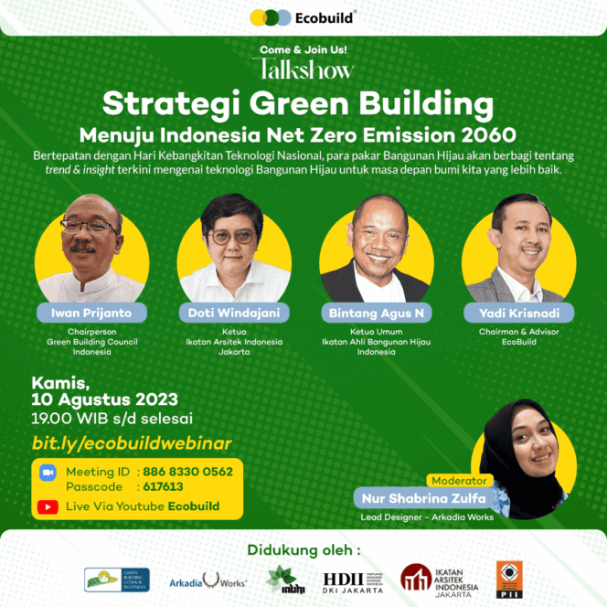 
					Pakar Green Building: Denmark Menyerah Capai Target Carbon Neutral 2025. Mampukah Indonesia?