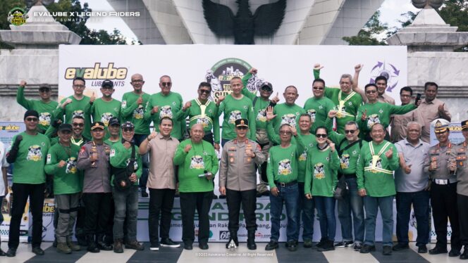 
					Oli Evalube Kembali Kolaborasi Dengan Para Legenda Otomotif Jelajahi Sumatera