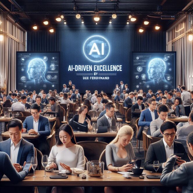 
					Peluncuran “AI-Driven Excellence” oleh Dee Ferdinand: Maksimalkan Potensi Kecerdasan Buatan (A.I) untuk Kesuksesan Bisnis Anda