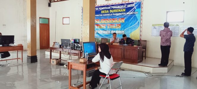 
					Pelaksanaan Uji Tes Tulis Gagal Dan Akan Di ulang. Ini Kata Ketua Panitia Pengisian Perangkat Desa Durenan