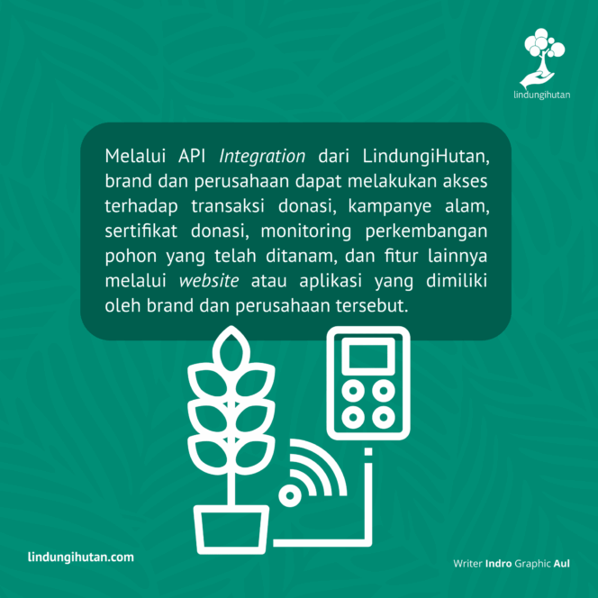 
					Luncurkan API Integration, LindungiHutan Permudah Kerja Sama dengan Brand dan Perusahaan
