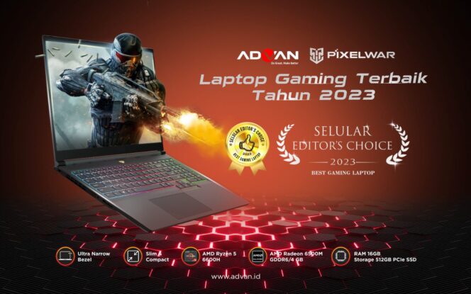 
					Sabet 2 Award sekaligus, Laptop Advan Pixelwar dan Workplus jadi Primadona di Kelasnya