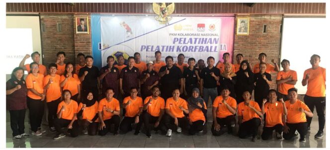 
					Tim PKM Kolaborasi Nasional UNESA Tingkatkan Kapasitas Pelatih KorfBall di KONI Klaten