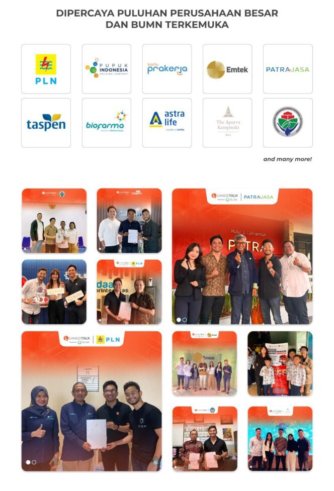 
					Peningkatan Kualitas Pendidikan & Pelatihan Melalui Platform Blended Learning Unggulan, LingoTalk, Mendorong Agenda Transformasi di Indonesia