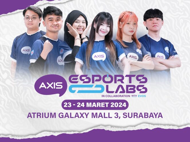 
					Mengguncang Kota Surabaya! AXIS Esports Labs Memantik Semangat Juara Para Gamers!