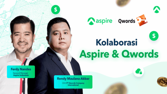 
					Aspire dan Qwords Menjalin Kerjasama untuk Mendorong Pertumbuhan Start-up dan UKM dalam Bisnis Online.