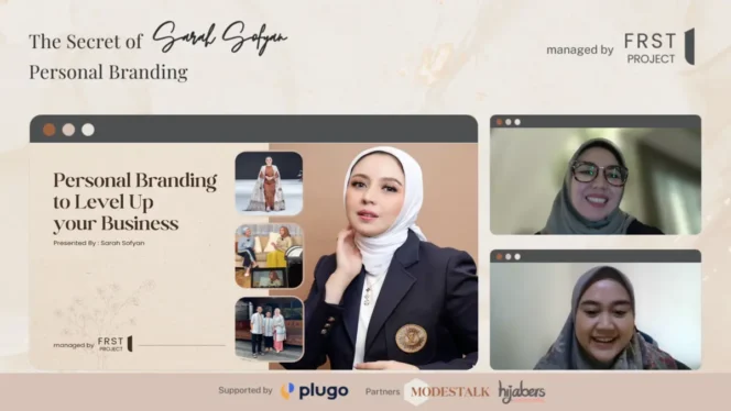 
					Webinar The Secret of Personal Branding, Kerja Sama Plugo dan Sarah Sofyan