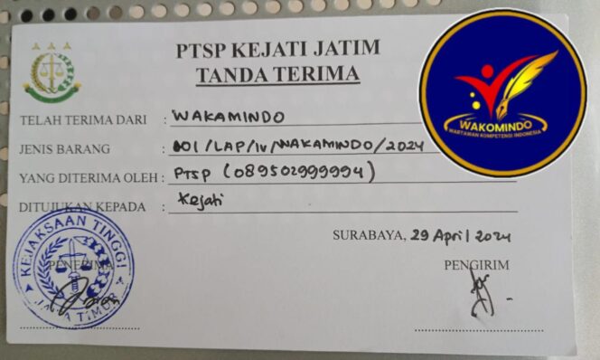 
					Ketum Dan Pengurus Pusat PWI Diadukan Wakomindo Di Kejati Jatim Atas Dugaan Korupsi 