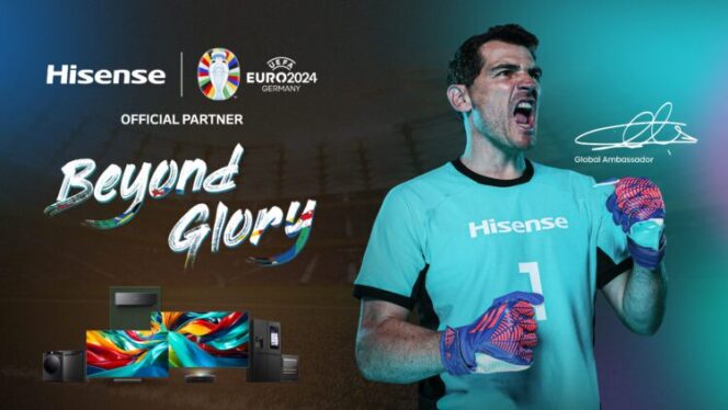 
					Hisense Menyambut Kiper Iker Casillas dalam ‘BEYOND GLORY’ Campaign UEFA EURO 2024™