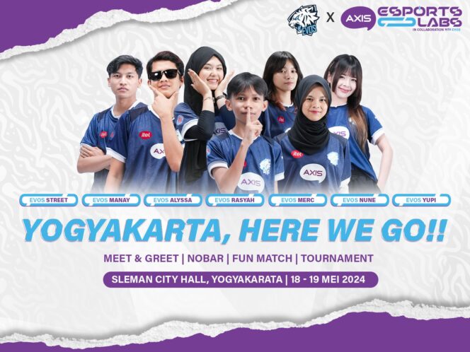 
					Gelombang Euforia Esports Tanpa Batas di Yogyakarta: AXIS Esports Labs kolaborasi antara AXIS dan EVOS!