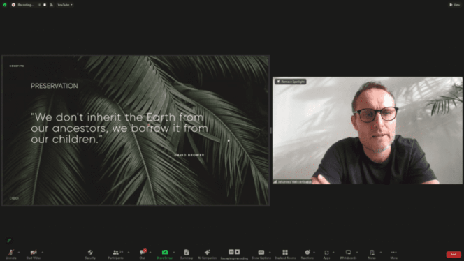 
					Bicara Green Branding, LindungiHutan Undang Founder & CEO OXO Group Indonesia dalam Webinar Green Skilling